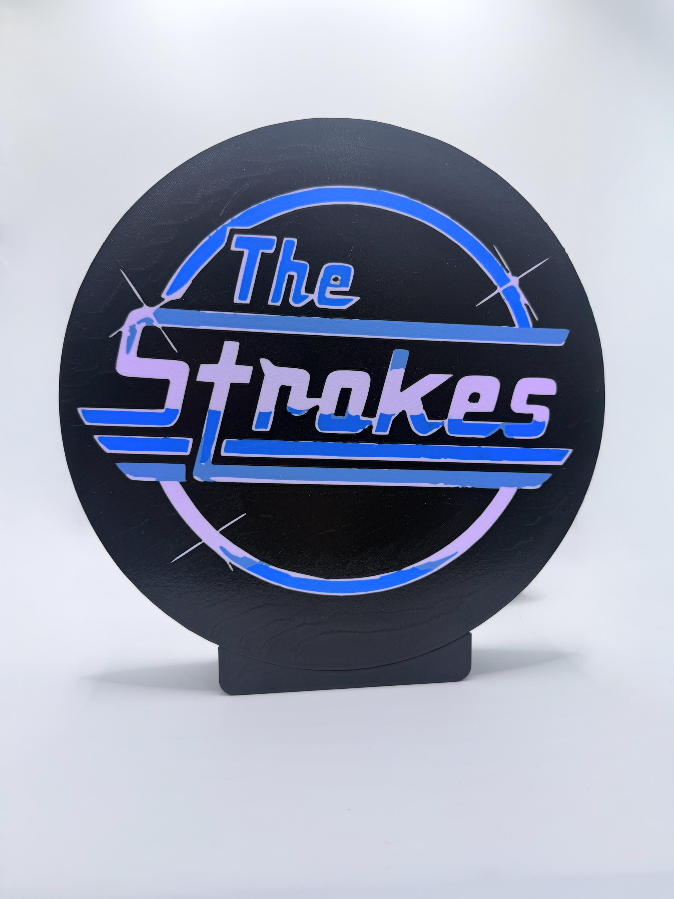 Lamp inspired by the strokes