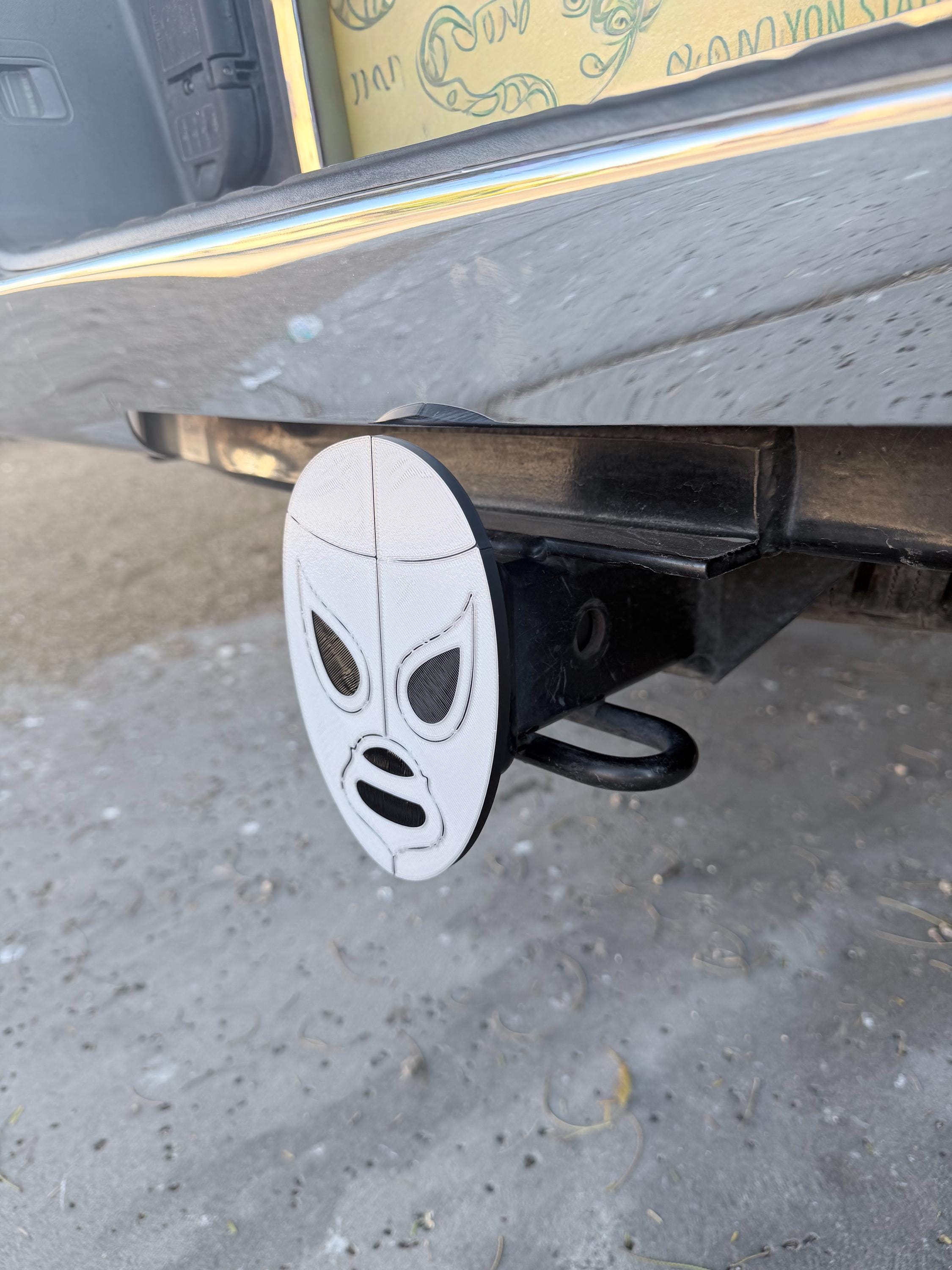 Luchador tráiler hitch cover