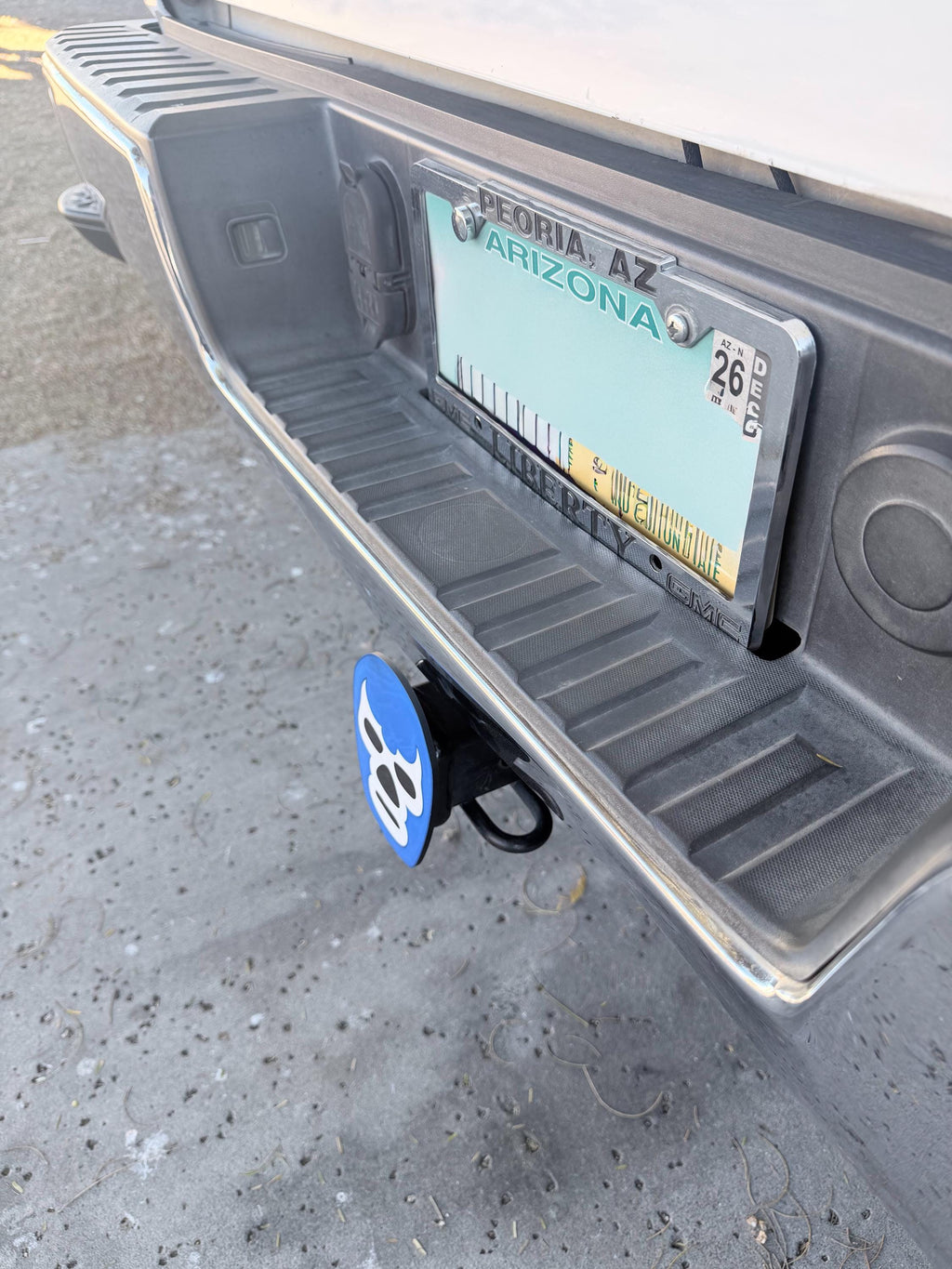 Luchador tráiler hitch cover